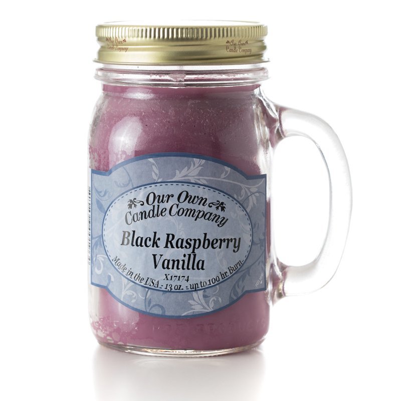 Black Raspberry Vanilla 13 oz. Mason Jar Candles