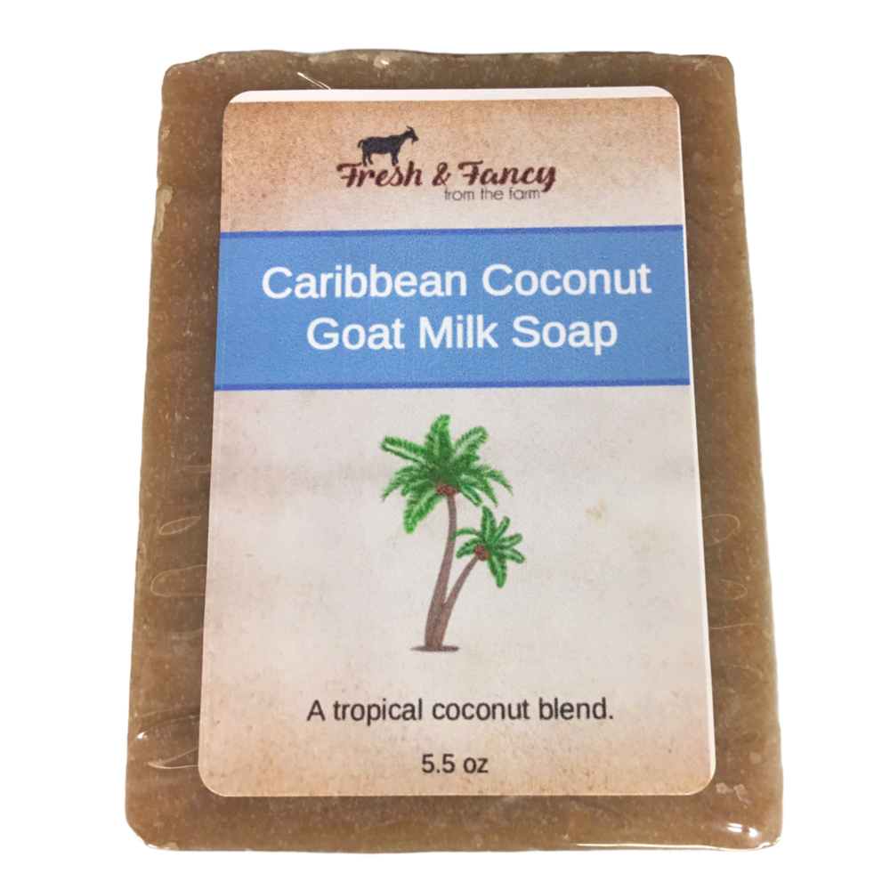 Caribbean Coconut Goat Milk Bar soap