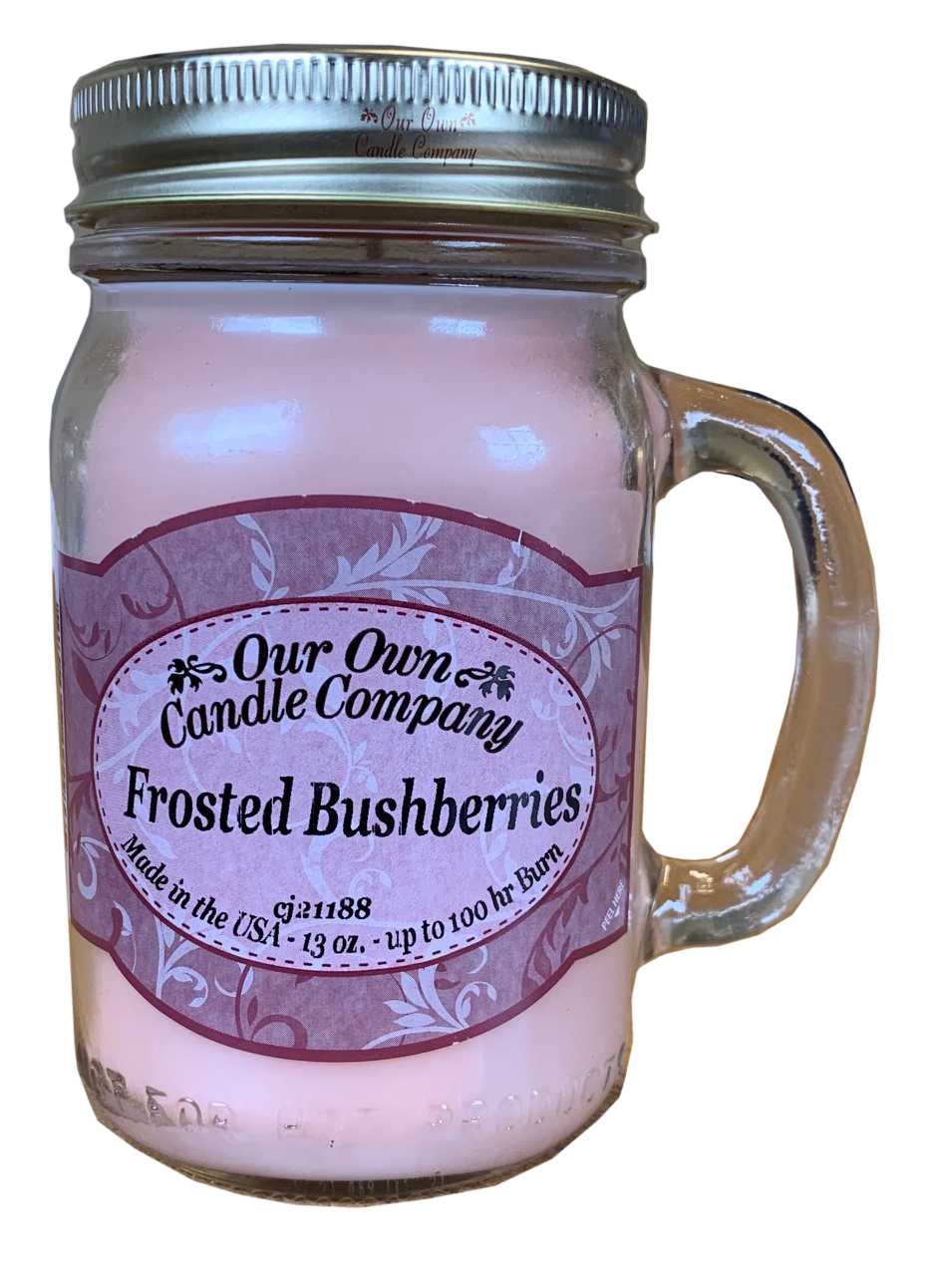 Frosted Bushberries - 13 oz. Mason Jar Candles
