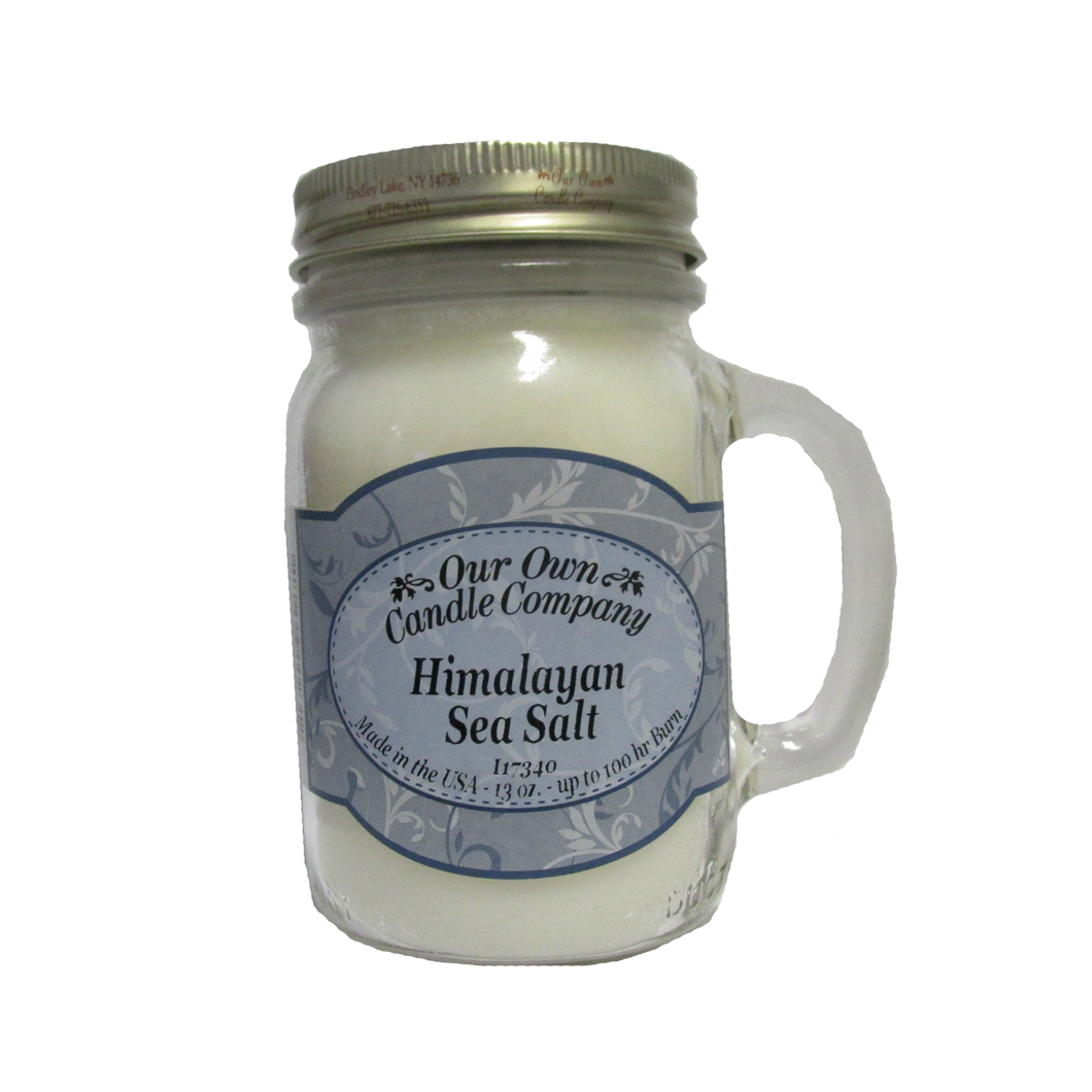 Himalayan Sea Salt - 13 oz. Mason Jar Candles
