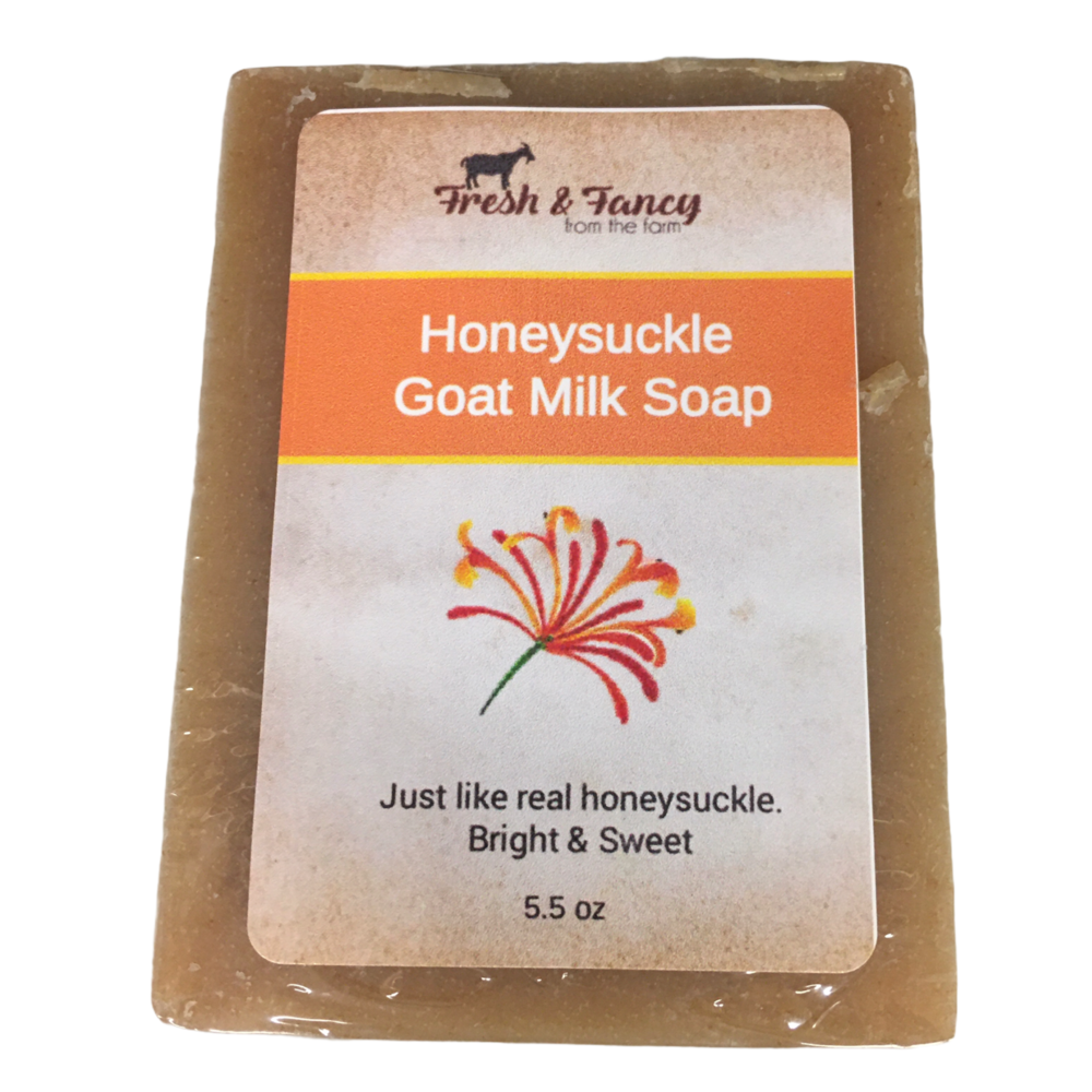 Honeysuckle Goat Milk Bar Soap