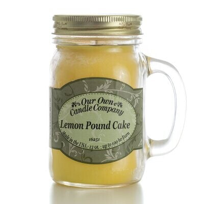 Lemon Pound Cake 13 oz. Mason Jar Candles