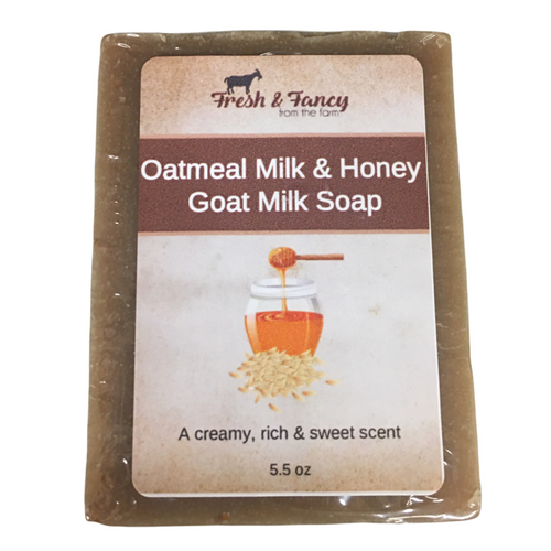 Oatmeal Milk and Honey Goat Milk Bar Soap
