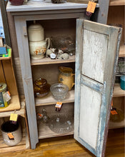 Handcrafted 52" Burgandy Shutter Door Cabinet